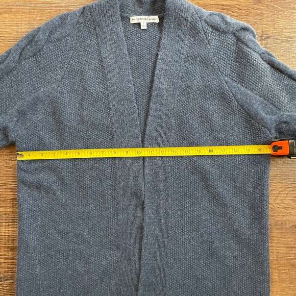 The Cashmere Project 100 Percent Cashmere Cardigan Gray/Blue Size Small - Picture 5 of 5
